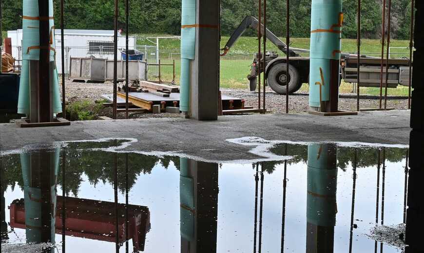 Onze bouw tussen Pasen en zomer